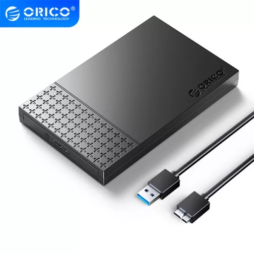 Orico Külső HDD/SSD Ház 2.5" - 2526U3-V1-BK (USB-A 3.0, Max. 7-9,5 mm, Max.: 6TB, fekete) – Tonerklinika Debrecen