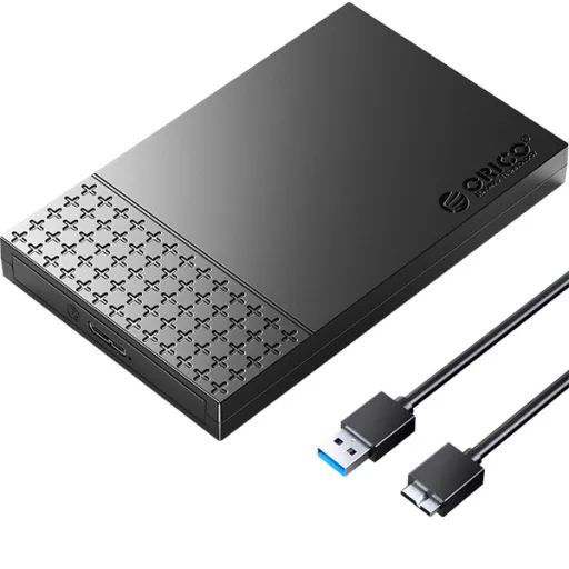 Orico Külső HDD/SSD Ház 2.5" - 2526U3-V1-BK (USB-A 3.0, Max. 7-9,5 mm, Max.: 6TB, fekete) – Tonerklinika Debrecen