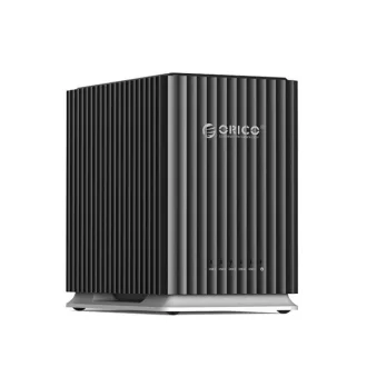   Orico DAS - 9758C3-V1-EU-BK (4x 2,5/3,5 HDD/SSD -> USB-A/C, Max.: 110TB, fekete)