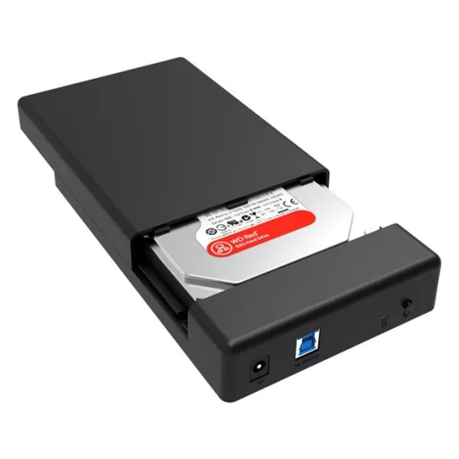 Orico Külső HDD/SSD Ház 3.5"/2,5" - 3588US3-V1-EU-BK/53/ (USB-A 3.0, Max.: 16TB, fekete) – Tonerklinika Debrecen