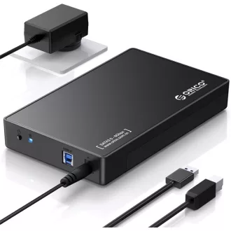 Orico Külső HDD/SSD Ház 2.5"/3,5" - DDL35-U3 (USB-B to USB-A 3.2, Max.: 20TB, fekete) – Tonerklinika Debrecen