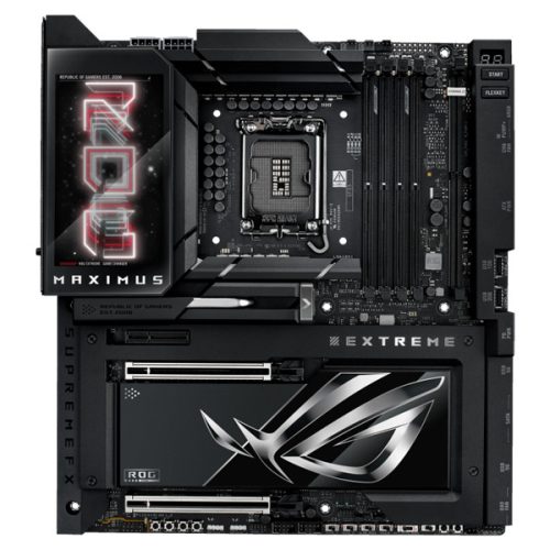 Asus Alaplap - Intel ROG MAXIMUS Z890 EXTREME LGA1851 (Z890, ATX, 4xDDR5 9200+MHz, 4xSATA3, 6xM.2, HDMI+2xThunderbolt)