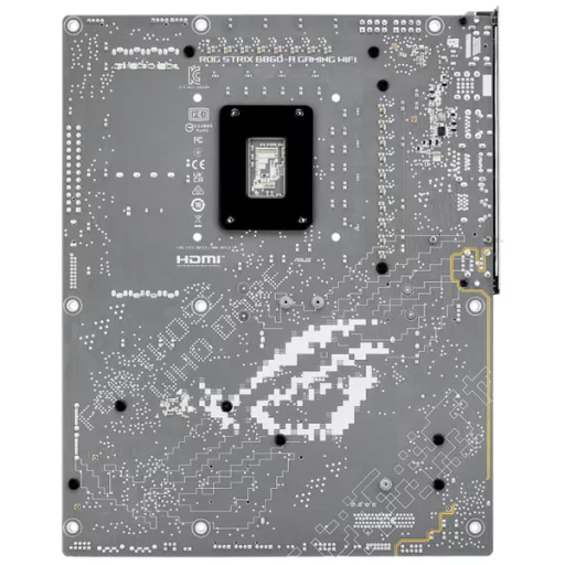 Asus Alaplap - Intel ROG STRIX B860-A GAMING WIFI s1851 (B860, 4xDDR5 8600+MHz, 4xSATA3, 4xM.2, HDMI+DP+Thunderbolt4)