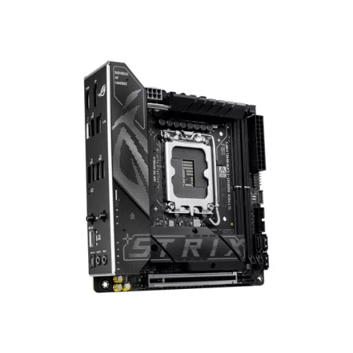 Asus Alaplap - Intel ROG STRIX B860-I GAMING WIFI s1851 (B860, 2xDDR5 9066+MHz, 4xSATA3, 2xM.2, HDMI+DP+Thunderbolt4)