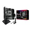 Asus Alaplap - AMD ROG STRIX X870-I GAMING WIFI AM5 (X870, ITX, 2xDDR5 8600+MHz, 2xSATA3, 2x M.2, HDMI+USB4)