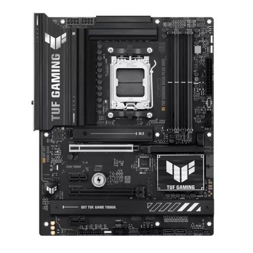 Asus Alaplap - AMD TUF GAMING B850-PLUS WIFI AM5 (B850, ATX, 4xDDR5 8000+MHz, 4xSATA3, 3x M.2, HDMI+DP)
