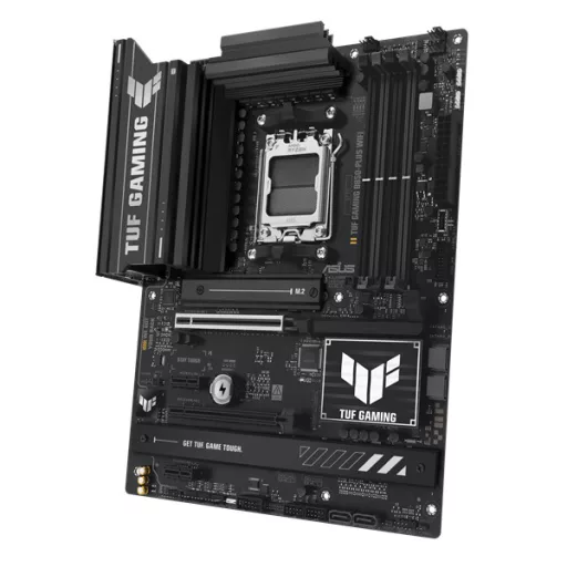 Asus Alaplap - AMD TUF GAMING B850-PLUS WIFI AM5 (B850, ATX, 4xDDR5 8000+MHz, 4xSATA3, 3x M.2, HDMI+DP)