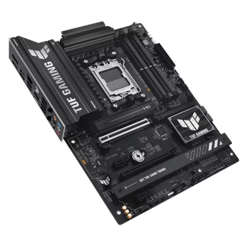 Asus Alaplap - AMD TUF GAMING B850-PLUS WIFI AM5 (B850, ATX, 4xDDR5 8000+MHz, 4xSATA3, 3x M.2, HDMI+DP)