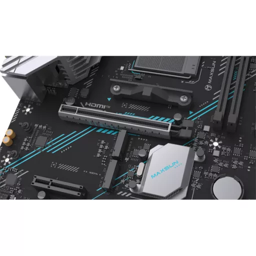 Maxsun Alaplap - AMD MS-B550M GAMING WIFI AM4 (B550, mATX, 2xDDR4 3200MHz, 2xSATA3, 2xM.2, HDMI, DP)