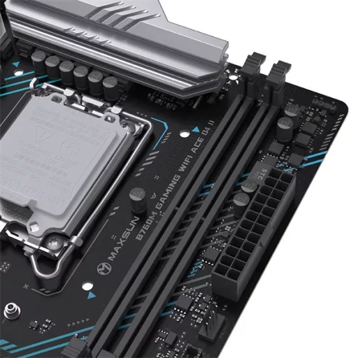 Maxsun Alaplap - Intel MS-B760M GAMING WIFI ACE D4 s1700 (B760, mATX, 2xDDR4 3200MHz, 3xSATA3, 2xM.2, HDMI, DP)