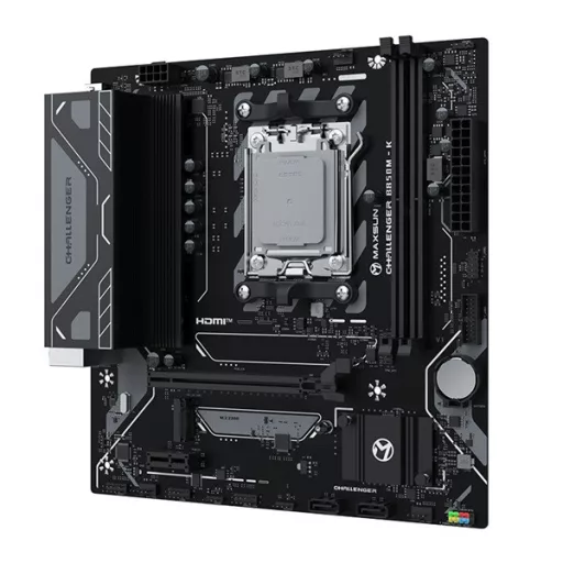Maxsun Alaplap - AMD MS-CHALLENGER B850M-K AM5 (B850, mATX, 2xDDR5 8000MHz, 2xSATA3, M.2, HDMI)