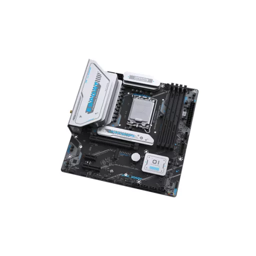 Maxsun Alaplap - Intel MS-ESPORT Z890M WIFI s1851 (Z890, mATX, 4xDDR5 7800MHz, 4xSATA3, 3xM.2, HDMI, DP)