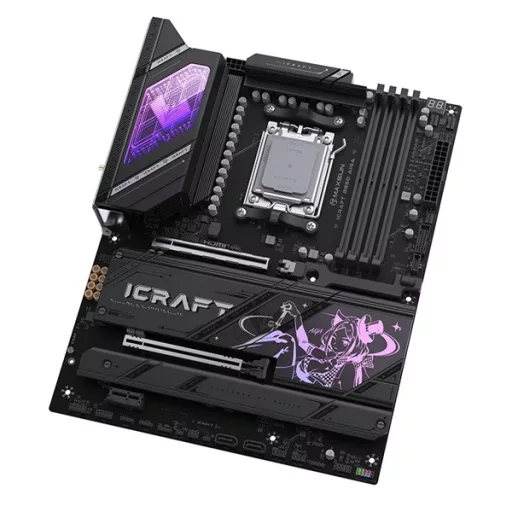 Maxsun Alaplap - AMD MS-ICRAFT B850 AIGA AM5 (B850, ATX, 4xDDR5 8400MHz, 2xSATA3, 4xM.2, HDMI, DP)