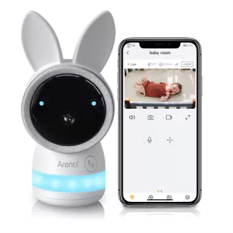   Arenti bébiőr - AINANNY-CAM (3MP, Wifi, sírás-, hőmérséklet-, páratartalom figyelés, microSD, mikrofon, hangszóró)