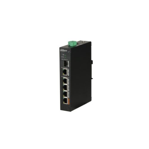 Dahua PoE switch - PFS3106-4ET-60 (4x 100Mbps PoE (60W) + 1x 1Gbps + 1xSFP, 53VDC)