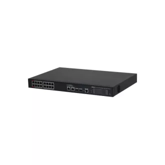   Dahua switch PoE mendzselhető - S4220-16GT-190 (18x 1Gbps; 16x PoE/PoE+; 2x 1Gbps SFP; 190W)