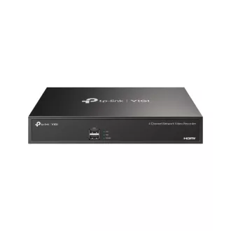  TP-link NVR rögzítő - NVR1004H (4 csatorna, H265+, 5MP, HDMI, VGA, 2xUSB, 1x Sata(max10TB), audio)