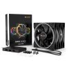 Be Quiet! Cooler 14cm - LIGHT WINGS 140mm PWM Triple-Pack (RGB, 1500rpm, 23,3dB, fekete)