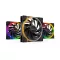 Be Quiet! Cooler 14cm - LIGHT WINGS 140mm PWM high-speed Triple-Pack (RGB, 2200rpm, 31dB, fekete)