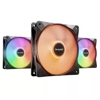   Be Quiet! Cooler 12cm - LIGHT WINGS LX 120mm PWM Triple-Pack (RGB, 1600rpm, 25,5dB, fekete)