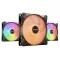 Be Quiet! Cooler 12cm - LIGHT WINGS LX 120mm PWM high-speed Triple-Pack (RGB, 2100rpm, 30,9dB, fekete)