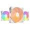 Be Quiet! Cooler 14cm - LIGHT WINGS LX 140mm PWM high-speed White Triple-Pack (RGB, 1800rpm, 30,5dB, fehér)