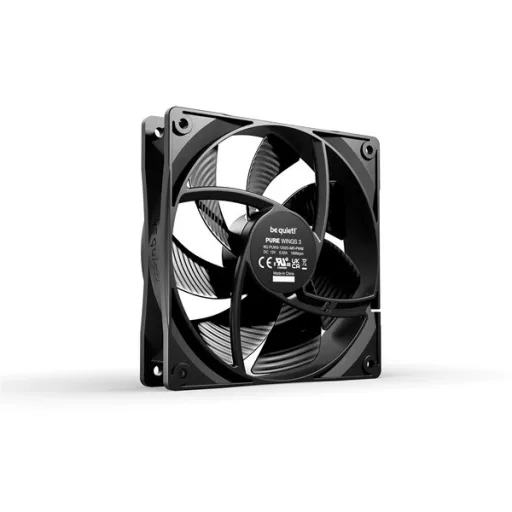 Be Quiet! Cooler 12cm - PURE WINGS 3 120mm PWM 3-Pack (1600rpm, 25,5dB, fekete)