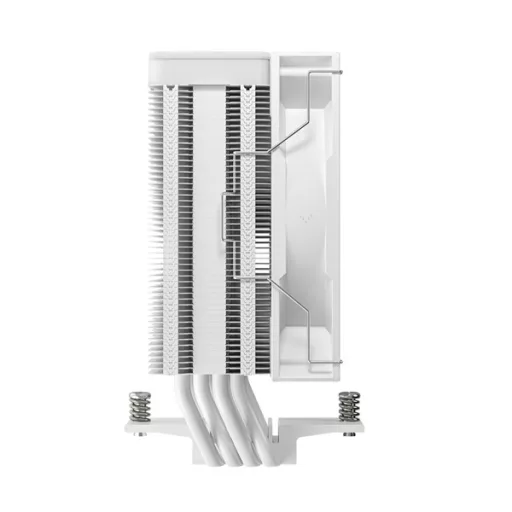 DeepCool CPU Cooler - AG400 WH ARGB V2 (31,6 dB; max, 128,93 m3/h; 4pin csatlakozó, 4 db heatpipe, 12cm, PWM, fehér)