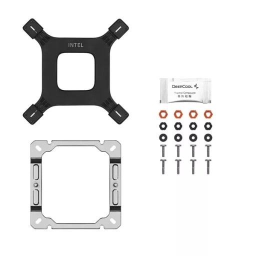 DeepCool CPU Cooler - AG400 WH ARGB V2 (31,6 dB; max, 128,93 m3/h; 4pin csatlakozó, 4 db heatpipe, 12cm, PWM, fehér)