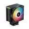 DeepCool CPU Cooler - AG500 BK ARGB V2 (29,4 dB; max, 115,32 m3/h; 4pin csatlakozó, 5 db heatpipe, 12cm, PWM, LED)