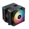 DeepCool CPU Cooler - AG620 BK ARGB V2 (29,4 dB; max, 115,32 m3/h; 4pin csatlakozó, 6 db heatpipe, 12cm, PWM, LED)