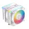 DeepCool CPU Cooler - AG620 WH ARGB V2 (29,4 dB; max, 115,32 m3/h; 4pin csatlakozó, 6 db heatpipe, 12cm, PWM, fehér)