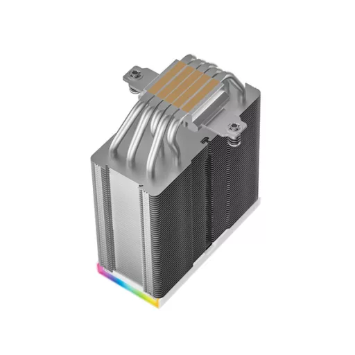 DeepCool CPU Cooler - AK500S DIGITAL SE WH (28dB; max, 117,21 m3/h; 4pin csatlakozó, 5 db heatpipe, 12cm, PWM, fehér)