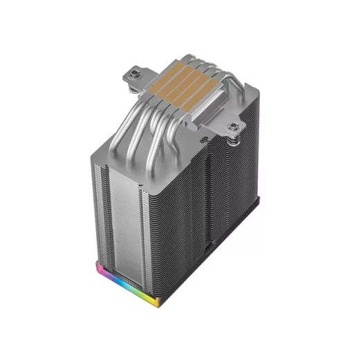DeepCool CPU Cooler - AK500S DIGITAL SE (28dB; max, 117,21 m3/h; 4pin csatlakozó, 5 db heatpipe, 12cm, PWM)