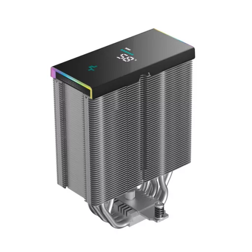 DeepCool CPU Cooler - AK500S DIGITAL SE (28dB; max, 117,21 m3/h; 4pin csatlakozó, 5 db heatpipe, 12cm, PWM)