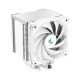 DeepCool CPU Cooler - AK500 WH (31,5 dB; max, 88,75 m3/h; 4pin csatlakozó, 5 db heatpipe, 12cm, PWM)