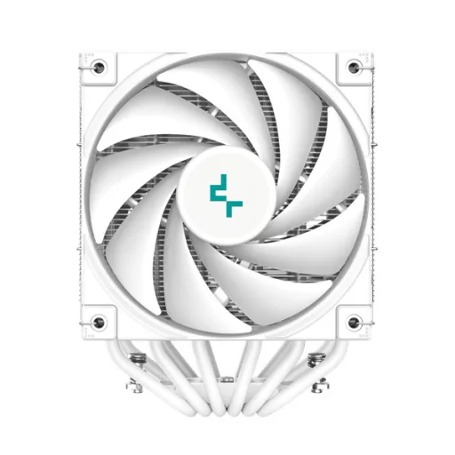 DeepCool CPU Cooler - AK620 DIGITAL SE WH (28 dB; max, 117,21 m3/h; 4pin csatlakozó, 6 db heatpipe, 2x12cm, PWM, RGB)