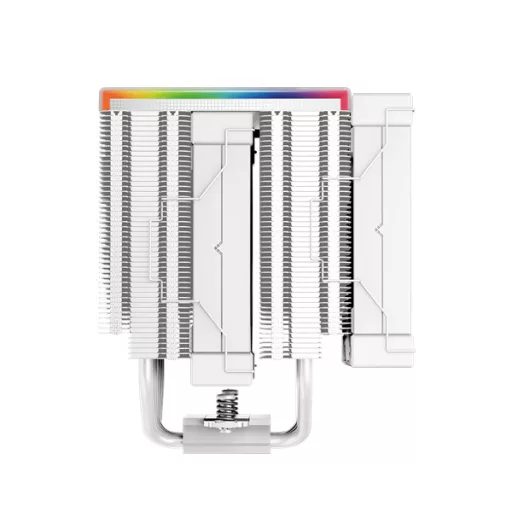 DeepCool CPU Cooler - AK620 DIGITAL SE WH (28 dB; max, 117,21 m3/h; 4pin csatlakozó, 6 db heatpipe, 2x12cm, PWM, RGB)