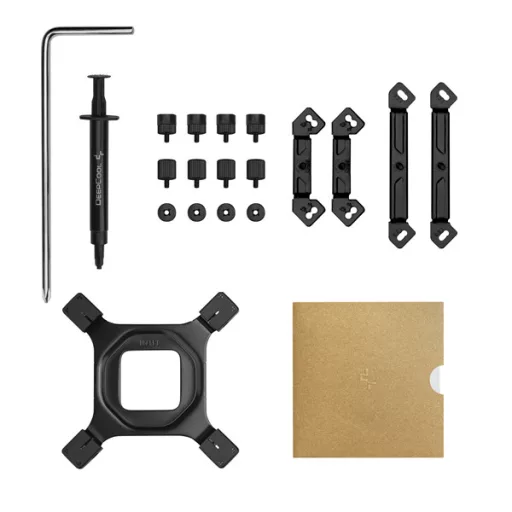 DeepCool CPU Cooler - AK620 G2 DIGITAL NYX (28 dB; max, 98,13 m3/h; 4pin csatlakozó, 6 db heatpipe, 2x12cm, PWM)