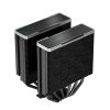 DeepCool CPU Cooler - AK620 ZERO DARK (28 dB; max, 117,21 m3/h; 4pin csatlakozó, 6 db heatpipe, 2x12cm, PWM)