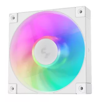   DeepCool Cooler 12cm - FD12 ARGB WH (27,6dB; max. 109,07 m3/h; 3pin csatlakozó; hydro bearing, ház hűtésre, PWM, fehér)