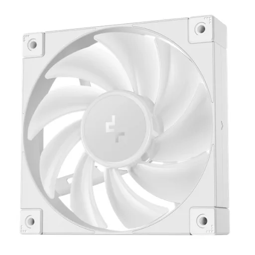 DeepCool Cooler 12cm - FD12 ARGB WH (27,6dB; max. 109,07 m3/h; 3pin csatlakozó; hydro bearing, ház hűtésre, PWM, fehér)