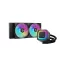 DeepCool CPU Water Cooler - LE240 V2 (max 31,6dB; max. 128,93 m3/h; 2x12cm, A-RGB LED)