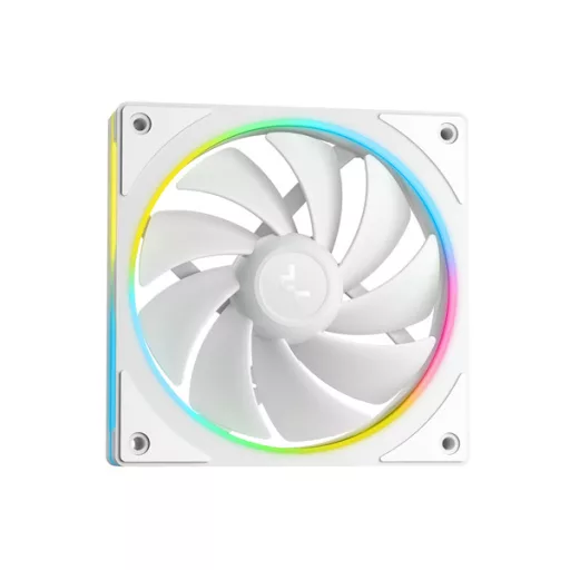 DeepCool CPU Water Cooler - LM360 WH (max 36,07dB; max. 122,52 m3/h; 3x12cm, LED kijelző, fehér)