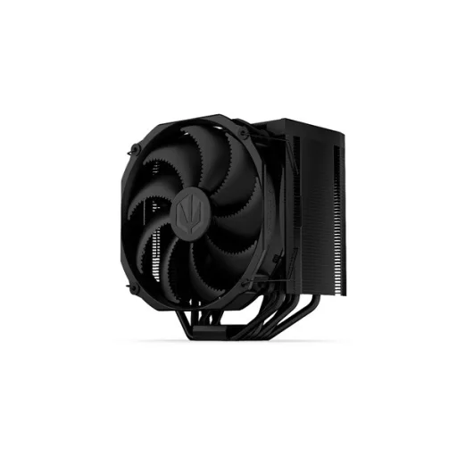 Endorfy CPU Cooler - Fortis 5 Black (14 cm, 4 pin, 6x heatpipe, PWM, TDP 220W, fekete)