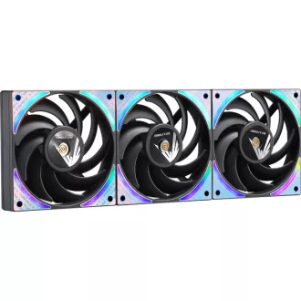   Formula Cooler 12cm - 3 db Air Bridge Plus BK (1-27,2dB, max. 63,2 m3/h, 4pin csatlakozó, hydro bearing, ARGB)