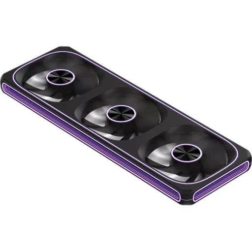 Formula Cooler 12cm -  3db Air Fusion 3 BK (37,93dB,max.39,64 CFM, PWM4-Pin+ARGB3-Pin, hydro bearing, ház hűtésre, ARGB)