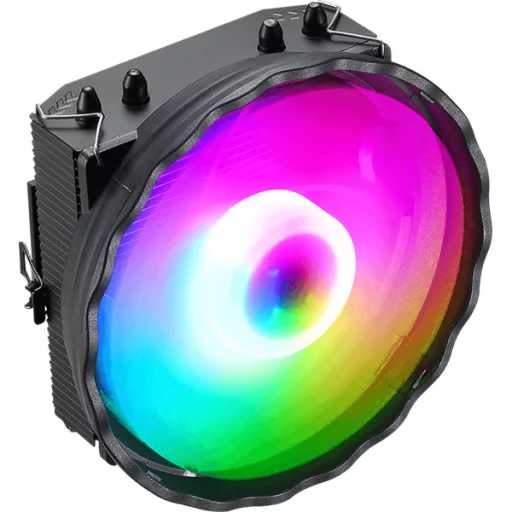 Formula CPU Cooler - Astral Plus FRPW 4P (17-34dB, 4pin csatlakozó, 4 db heatpipe, 9cm, PWM, FRGB)