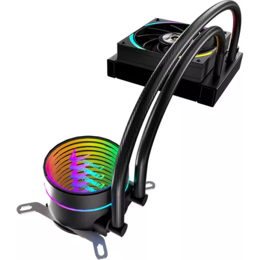 Formula CPU Water Cooler - Oasis L120 ARGB BK (1x12cm, ARGB LED, fekete)