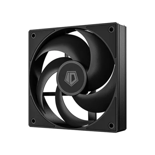 ID-Cooling Cooler 12cm - AS-120-K (27,2dB, max. 98,54 m3/h, 4pin, PWM, 12cm, fekete)